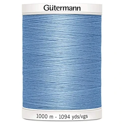 Image of Gutermann Sew All Polyester Thread, 1000Mtr, baby Blue (0143)