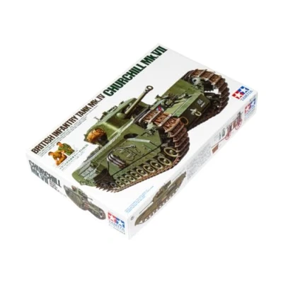 Image of Tamiya British Churchill VII Tank 1:35 Plastic Model Building Kit