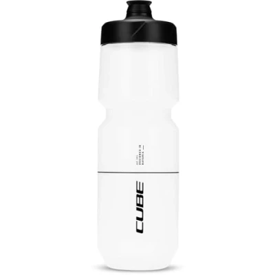 Image of Cube Icon Bottle Transparent, 0.75L / Bicycle Cycling Cycle Biking Bike Riding Ride Mountain MTB Road Water Liquid Storage Store Vessel Bidon Flask Canteen Sport Outdoor Exercise Drinking Drink Gym Accessory Fits HPP HPA Cage 750ml