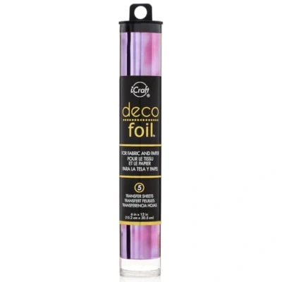 Image of iCraft Thermoweb 5311.5 Deco Foil Specialty Transfer Sheets, Multi Colour, 6 x 12 Inch