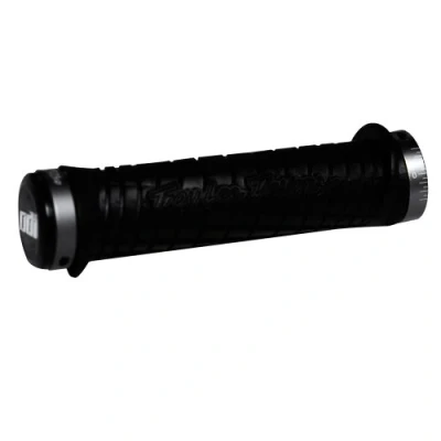 Image of ODI Troy Lee Designs Lock On Grips 130mm Black/Grey, D30TLB G