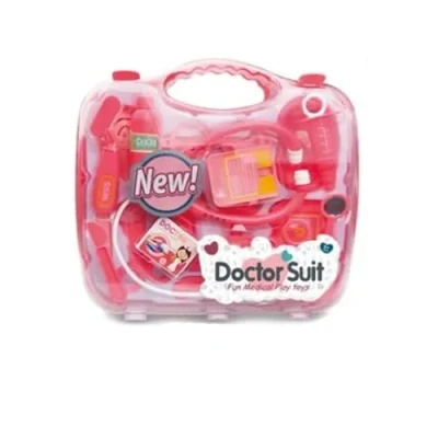 Image of PNJB Kids Doctor Set, Dentist Kit Play Toys, Pretend Medical with Bag, Suit Fun Preschool Educational Children Plastic Little Red