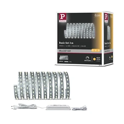 Image of Paulmann MaxLED 500 base set IP20 warm white 3 m