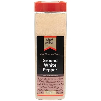 Image of Chef William Ground White Pepper 525gm