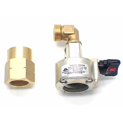 Image of Huddersfield Gas Conversion Adaptor Kit from standard propane Pol to 27mm Green Patio Cylinder