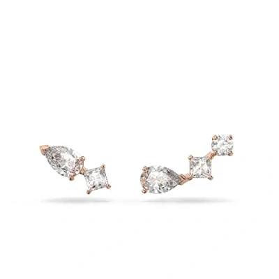 Image of Swarovski Attract earrings, White
