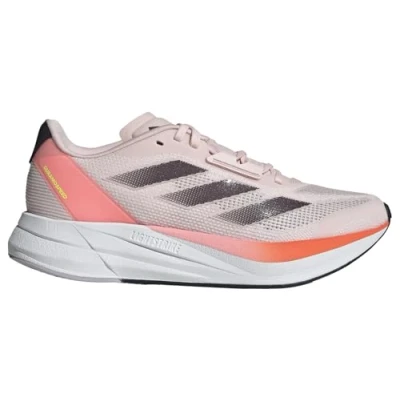 Image of adidas Women&#039;s Duramo Speed Running Shoes Non Football Low, Sandy Pink/Aurora met/Solar red, 10 UK