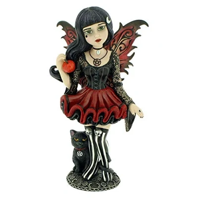 Image of Nemesis Now Hazel Fairy Figurine 16cm Red, Resin