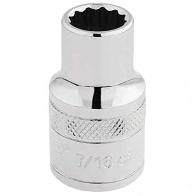Image of Draper HI TORQ� 12 Point Socket, 1/2&quot; Sq. Dr., 7/16&quot;