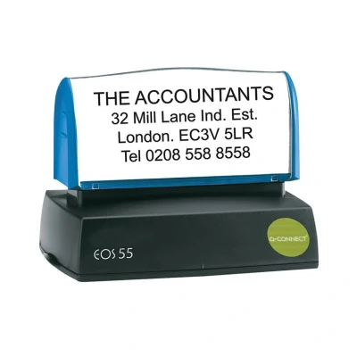 Image of Q Connect Voucher for Custom Pre Inked Stamp 57x20mm KF02106