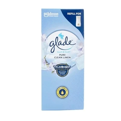 Image of Glade Clean Linen Touch n Fresh Refill Air Freshener, 10 ml (Pack of 4)