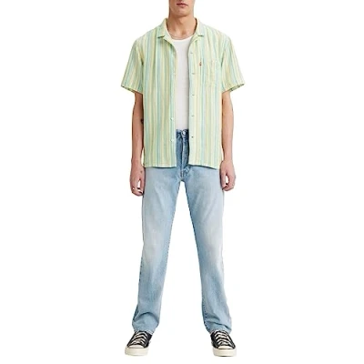 Image of Levi&#039;s 501 Original Unisex Straight leg jeans light blue denim, Size: 38x30, denim