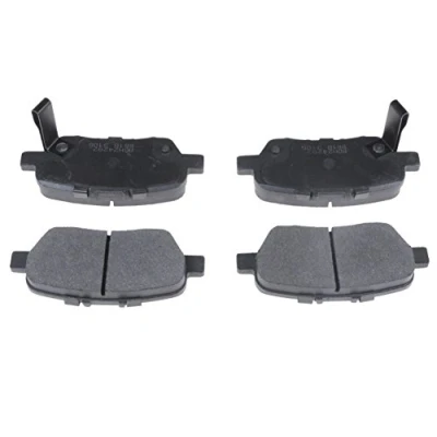 Image of 06430SFEJ00, 43022SFE000, 43022SFEN00, 43022SJK900, 43022SMA000 Brake pad set BLUE PRINT ADH24292 Rear Axle with acoustic wear warning