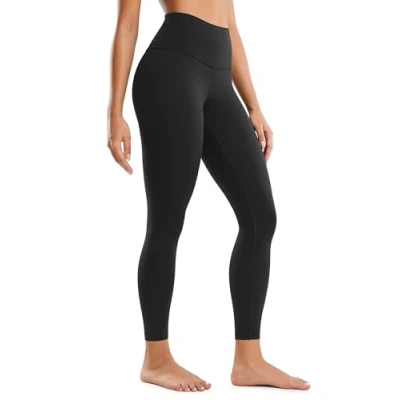 Image of CRZ Yoga Women&#039;s Butterluxe Leggings 25&#039;&#039; High Waisted Workout Gym Buttery Soft Pants Black 10
