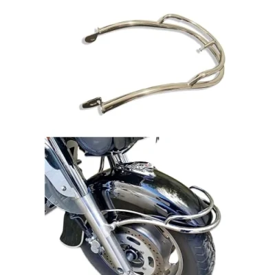 Image of BM UK VN1500 2000 Front Bumper Fender Trim Rail Protector Mudguard Guard VN1600 VN2000 Vulcan