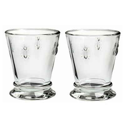 Image of La Rochere Set of 2 Bee Glass Tumbler Goblet, 270ml / 9floz 43612101