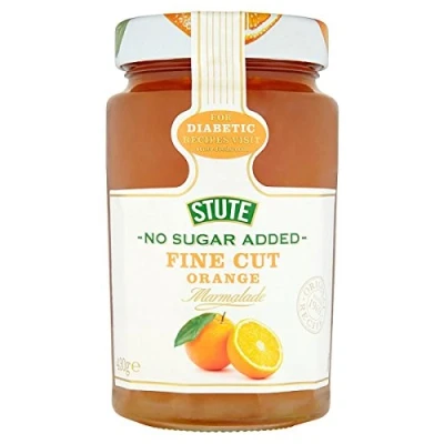Image of Stute No Sugar Added Fine Cut Orange Marmalade 430g (Pack of 6 x 430g)