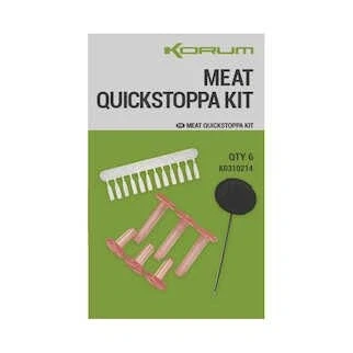Image of Korum Meat Quickstoppa Kit (20pcs) Boiliestoppers