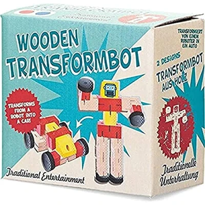 Image of Tobar 19519 Wooden TRANSFORMBOT, Mixed