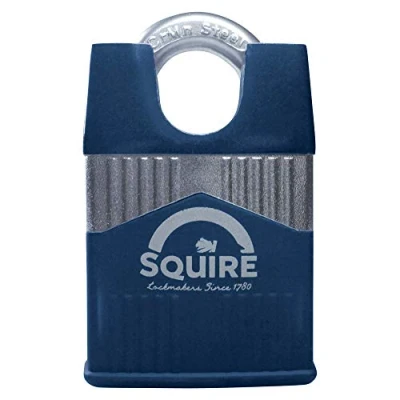 Image of Henry Squire Warrior High Security Closed Shackle 5 Pin Cylinder Padlock, 45 mm (Length) x 26 (Width)
