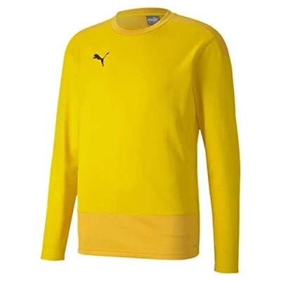 Image of PUMA Team Goal 23 Training Sweat Cyber Yellow Spectra Yellow, Small