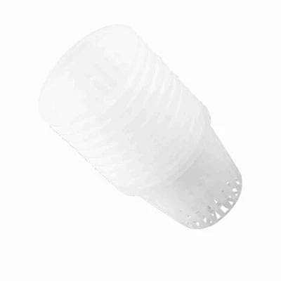 Image of Net Cup，Haofy Heavy Duty Mesh Pot Cup Basket Hydroponic Plant Grow Clone Gardening 10pcs (White)