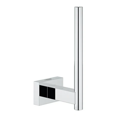 Image of GROHE Essentials Cube New Spare Toilet Paper Holder Chrome 40623001