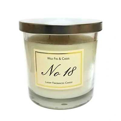 Image of Aldi No 18 Wild Fig &amp; Cassis Fragranced Candle 1 x 290g 2 Wicks