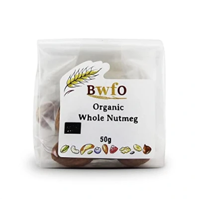 Image of Organic Nutmeg Whole 50g (BWFO)