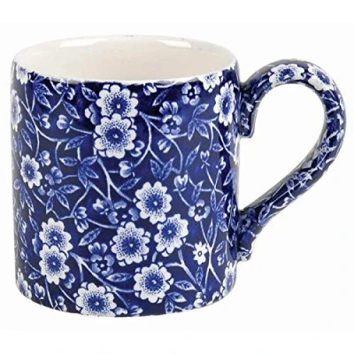 Image of Burleigh Dark Blue Calico Mug 0.3 litre