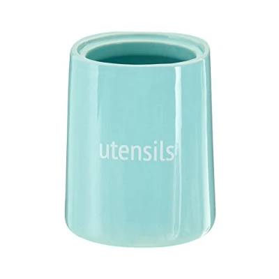 Image of Premier Housewares 722700 Fletcher Utensil Jar Blue , 12x12x14 cm