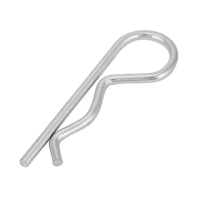 Image of Cotter Pin, 10pcs Galvanized Iron B Type Pin Clips Spring Hair Zinc Plated Retaining Pins (3 * 60mm)