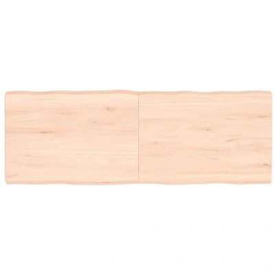 Image of vidaXL Table Top 140x50x(2 6) cm Untreated Solid Wood Live Edge