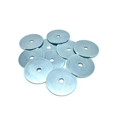 Image of Glengor M6 x 38mm Repair Washers Steel Zinc Plated Mudguard Washer, Penny Washer Pack of 10