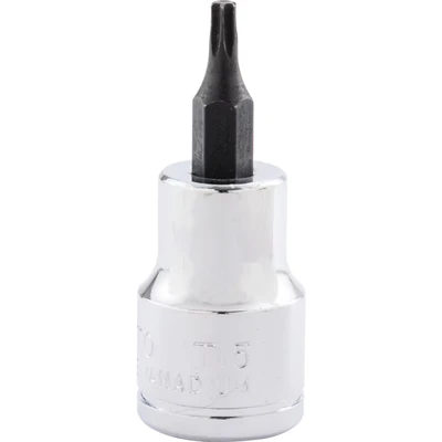 Image of Yamoto T15 TORX Screwdriver Bit 3/8&quot; Square Drive