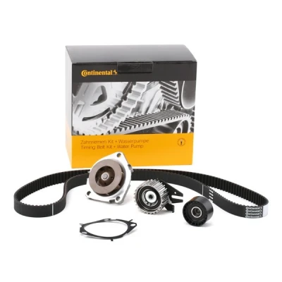 Image of CT1155, CT1155K1 Water Pump + Timing Belt Kit CONTITECH CT1155WP1 194 24mm FIAT: Doblo II Estate, Box Body / Tipo Estate