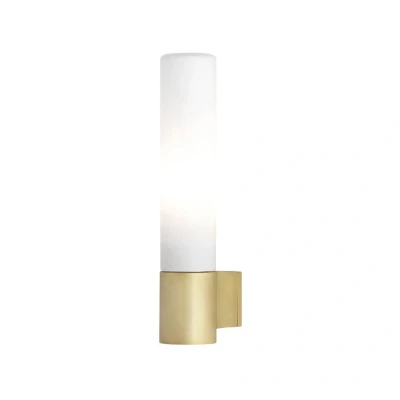 Image of Bari Bathroom Wall Light Matt Gold IP44, G9