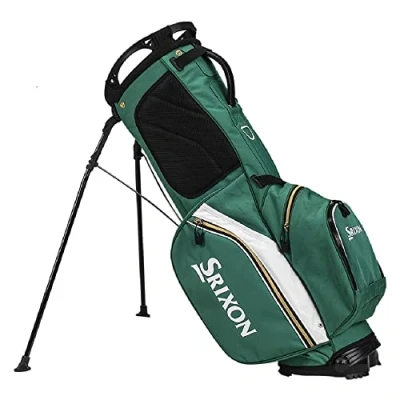 Image of Srixon Augusta Master Major Limited Edition Stand Golf Bag 4 Club Divider 5 Zipper Pockets including a Velour lined Valuable and an Insulated Coller Pocket Comfort Mesh Hip Pad 2.5 Kg