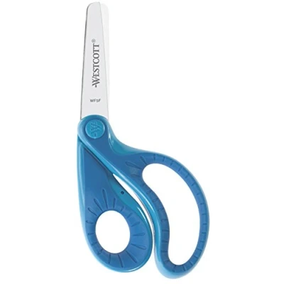 Image of Westcott E 22002 00 Ergo Junior Soft Grip Scissor Blue, 12.9 x 6.1 1 cm