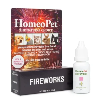 Image of HomeoPet Fireworks Anxiety relief for Small Animals, 15 ml