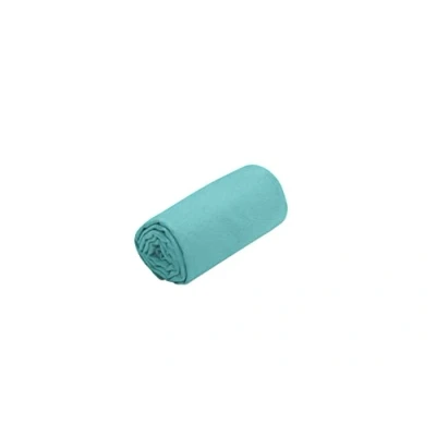 Image of Sea to Summit Airlite Microfibre Towel L Bath Ultra Absorbent &amp; Quick Dry Lightweight Tiny Pack For Travel Backpacking 60 x 120cm Baltic Blue 67g