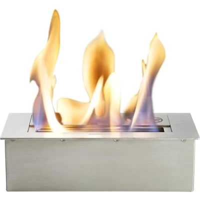 Image of Small Bio Ethanol Burner in Stainless Steel, 1.5 Litre Capacity