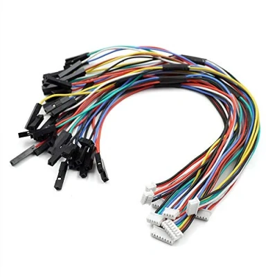 Image of elechawk 9 PCS 1.25mm to 2.54mm Pitch Dupont Adapter Cable Wire Compatible with Molex PicoBlade for Pixhawk Flight Controller RC Drone 2Pin 8P