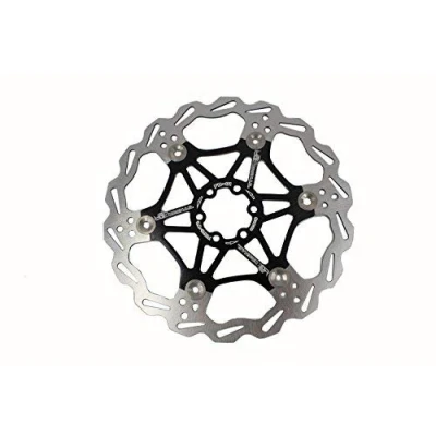 Image of Snail Bike Bicycle Disc Brake Rotor Floating MTB Rotors 203mm (Black)