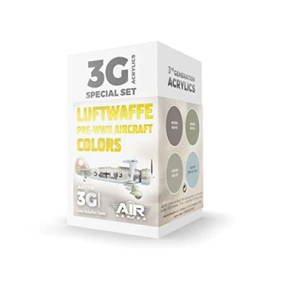 Image of AK Interactive Luftwaffe PRE WWII Aircraft Colors 3Gen Paint Set