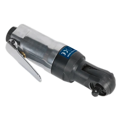 Image of Sealey Air Ratchet Wrench 1/4&quot;Sq Drive Super Stubby