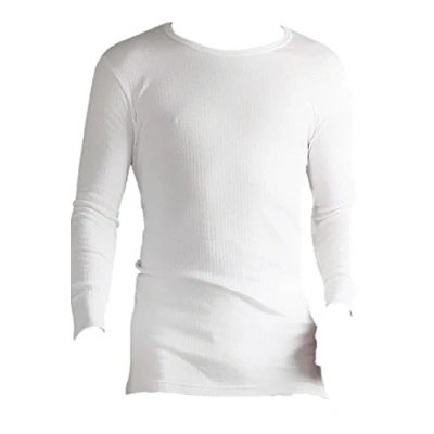 Image of HEAT HOLDERS Mens Genuine Original Thermal Winter Warm Long Sleeve Vest/T Shirt Top White