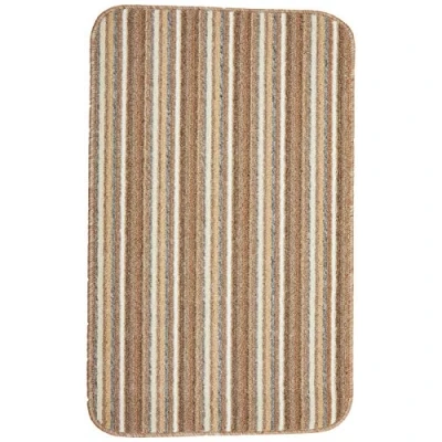 Image of Dandy by William Armes, Ios Stripe Indoor Washable Rug, Cream, 80 x 50