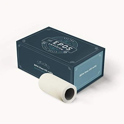Image of 57 x 40 Thermal Paper Till Rolls 1 Box (20 Rolls) BPA Free