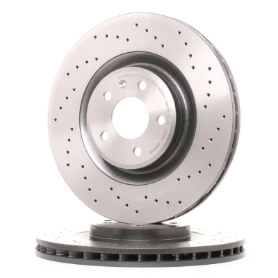 Image of 8K0615301B, 8K0615301E, 8K0615301K, 8K0615301M, 8K0615301Q Brake disc BREMBO XTRA LINE 09.B039.1X 345mm 29,5mm 5 perforated/vented Coated High carbon